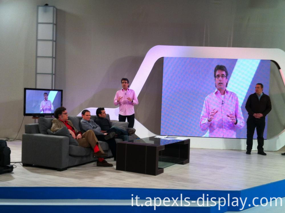 Schermo Led per Stazione Tv Interna Tv Station Indoor Led Screen